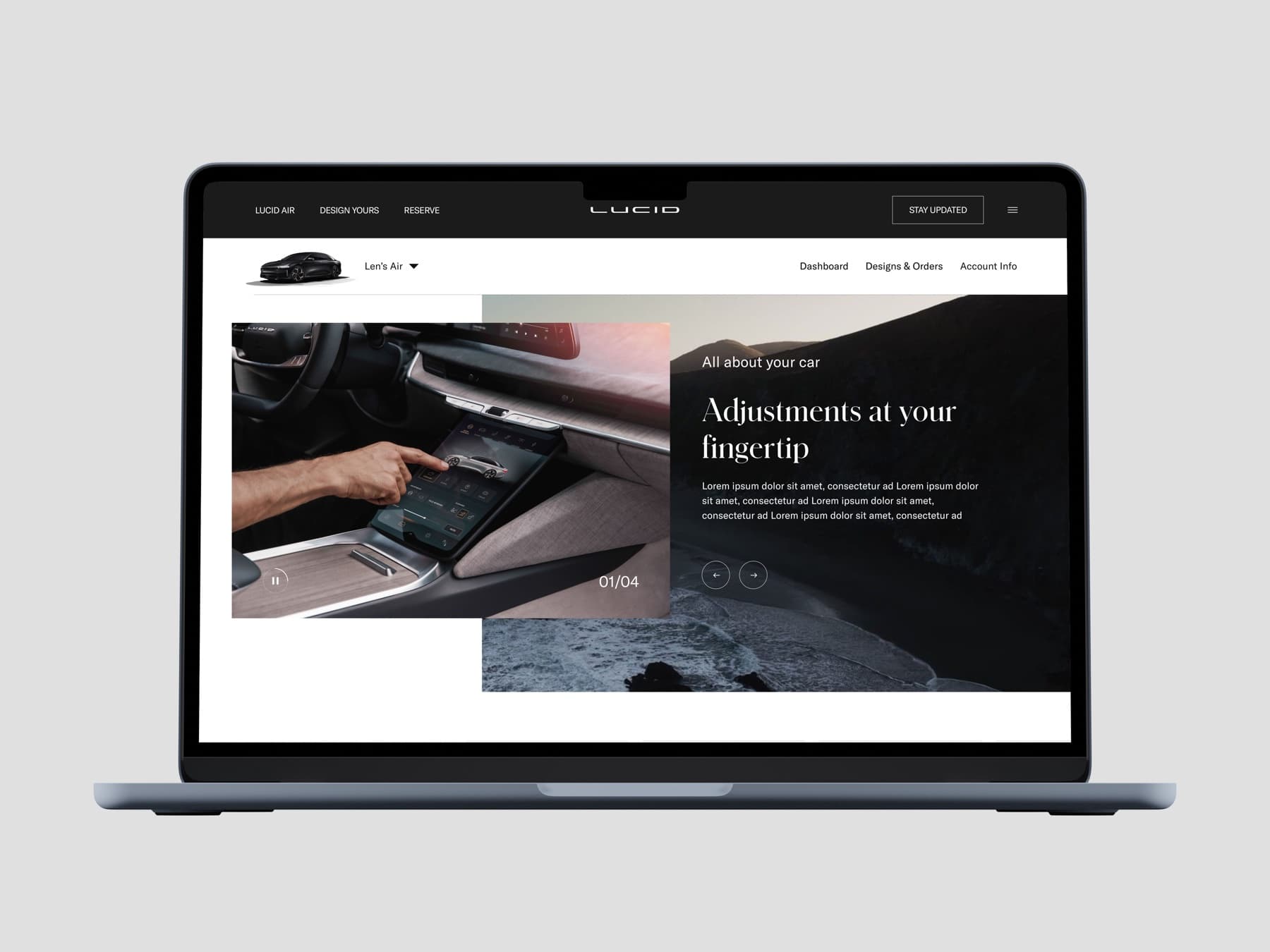 Lucid Motors — feature spread