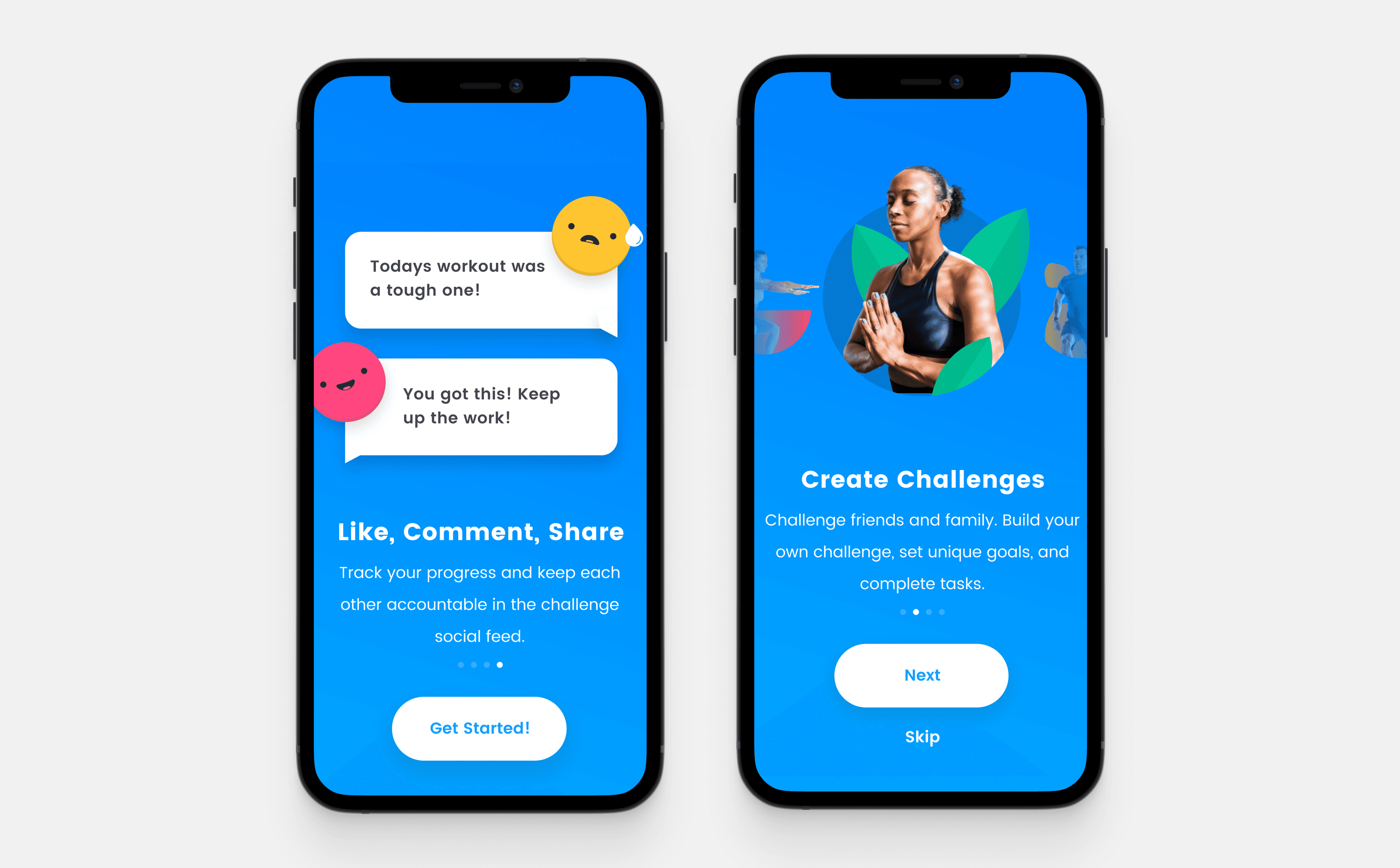 Dash app screen