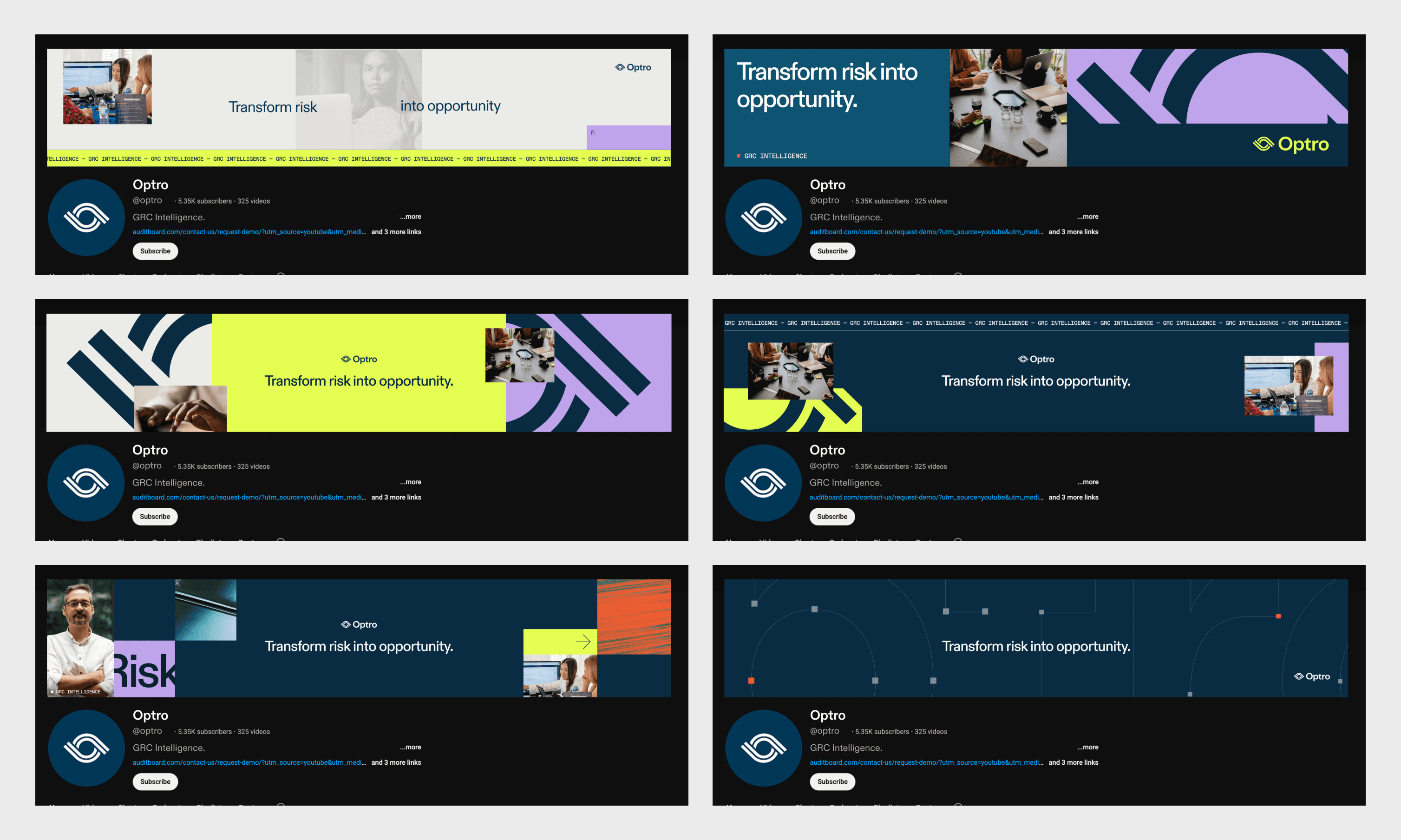 Optro social banner concepts