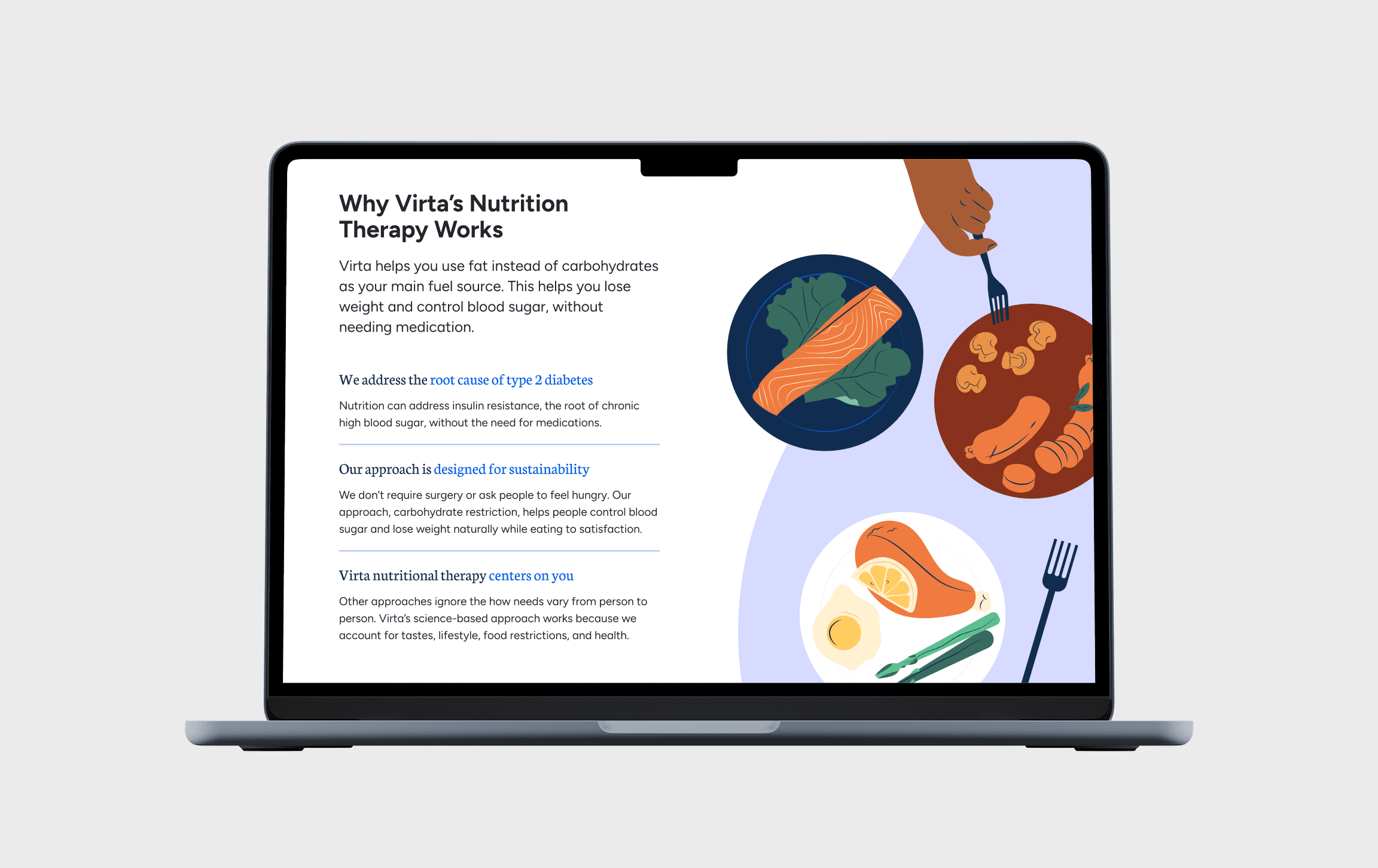 Virta Health screen