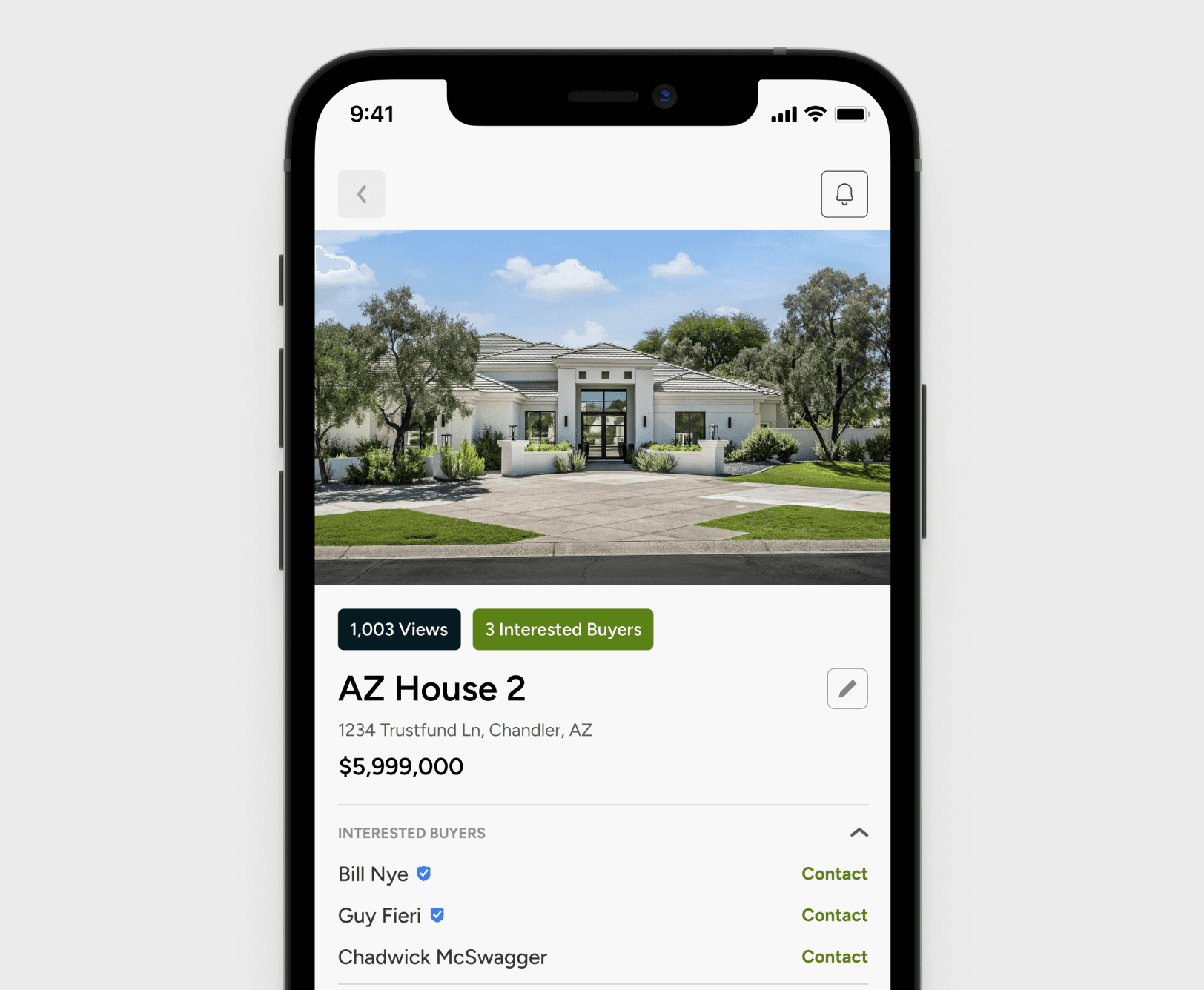 Qwik app screen